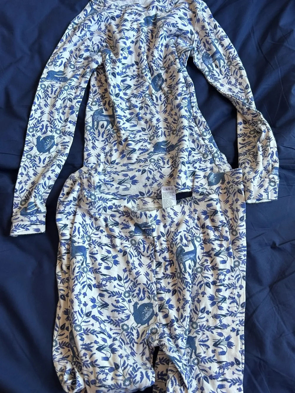 Collection of Tea Collection long john PJs sz 10